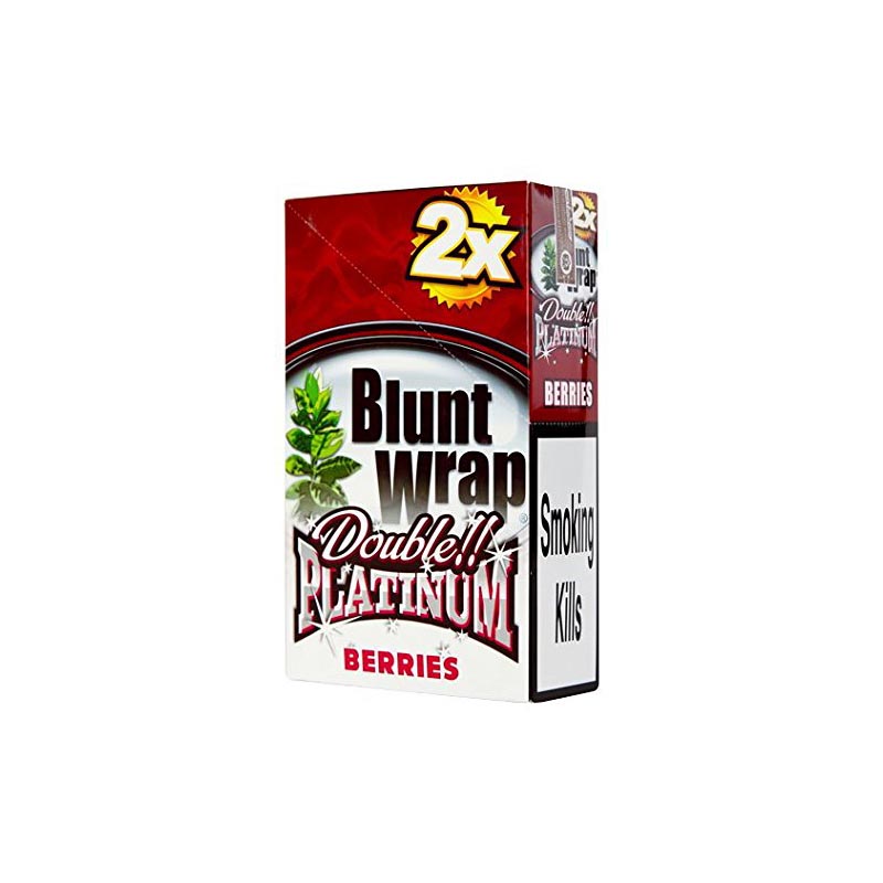 2 Blunt Wrap Double Platinum Berries 1