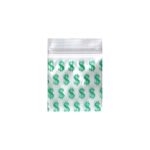 Dollar Sign Baggies 5 x 5 Inches