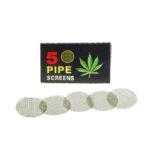 Medium Pipe & Bong Screens 5 Pack