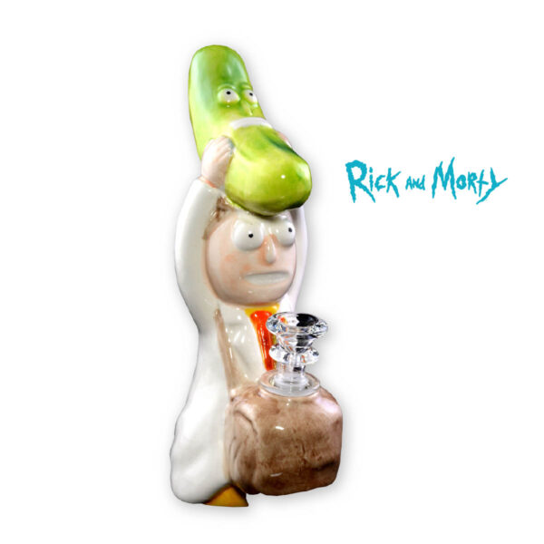 Rick and Morty Ceramic Bong Pickle Rick