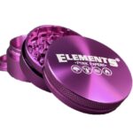 Elements 4 Part Metal Grinder PINK 65mm