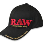 RAW Black baseball cap