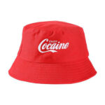 Red Enjoy Cocaine Bucket Hat