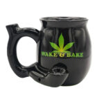Wake and Bake Ceramic Mug Pipe