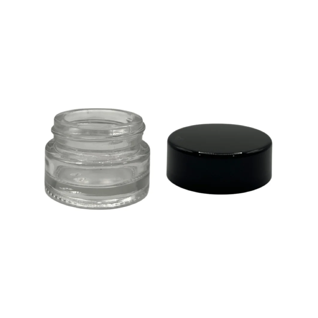 5ml-clear-glass-jar-and-black-abs-cap-qualitybottles-57103083831637.png 5ml Mini Clear glass Jar - Image 1